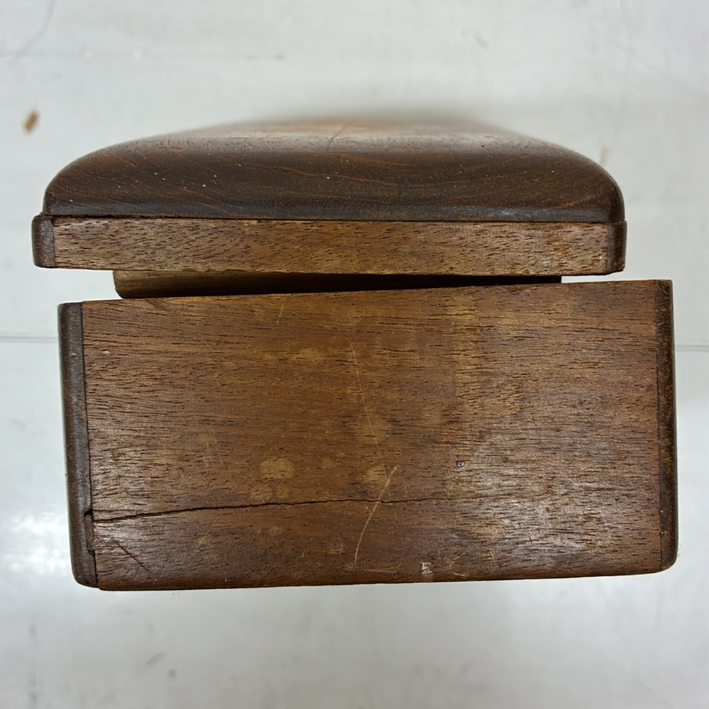 Wooden Decorative Box with Geometric Inlay - Picture 7 of 13